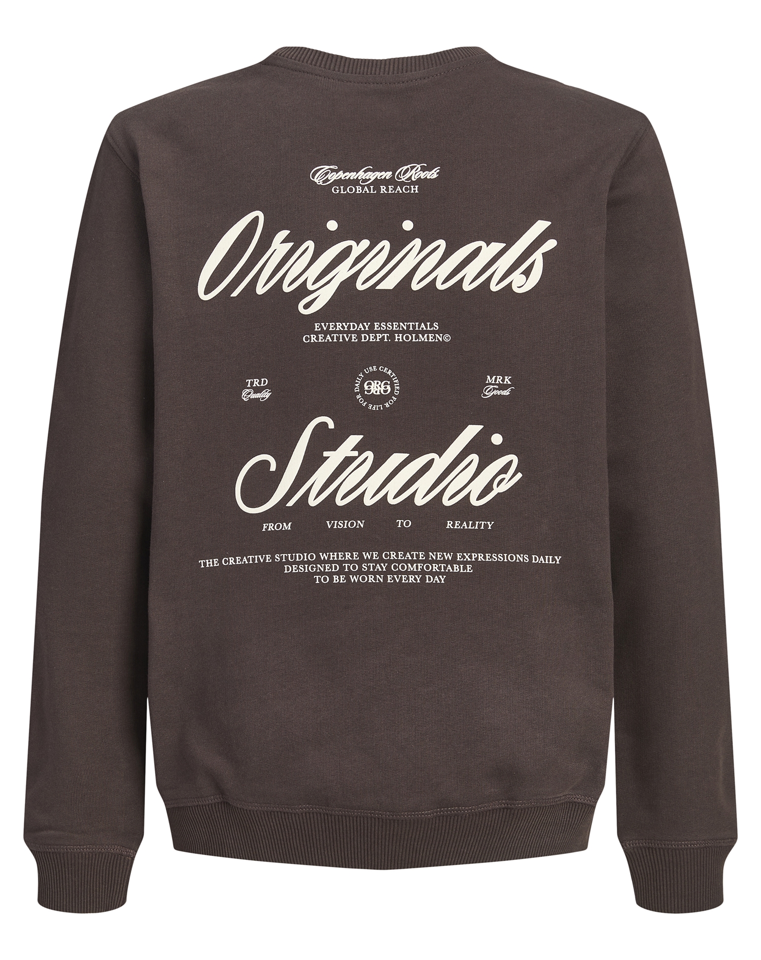Jack & Jones Junior - JORNorrebro Typo Back Sweatshirt - Java